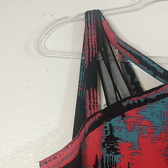 Fabletics Liza romper Heatwave print lightweight fabric, pockets, back zipper S - Picture 10 of 15